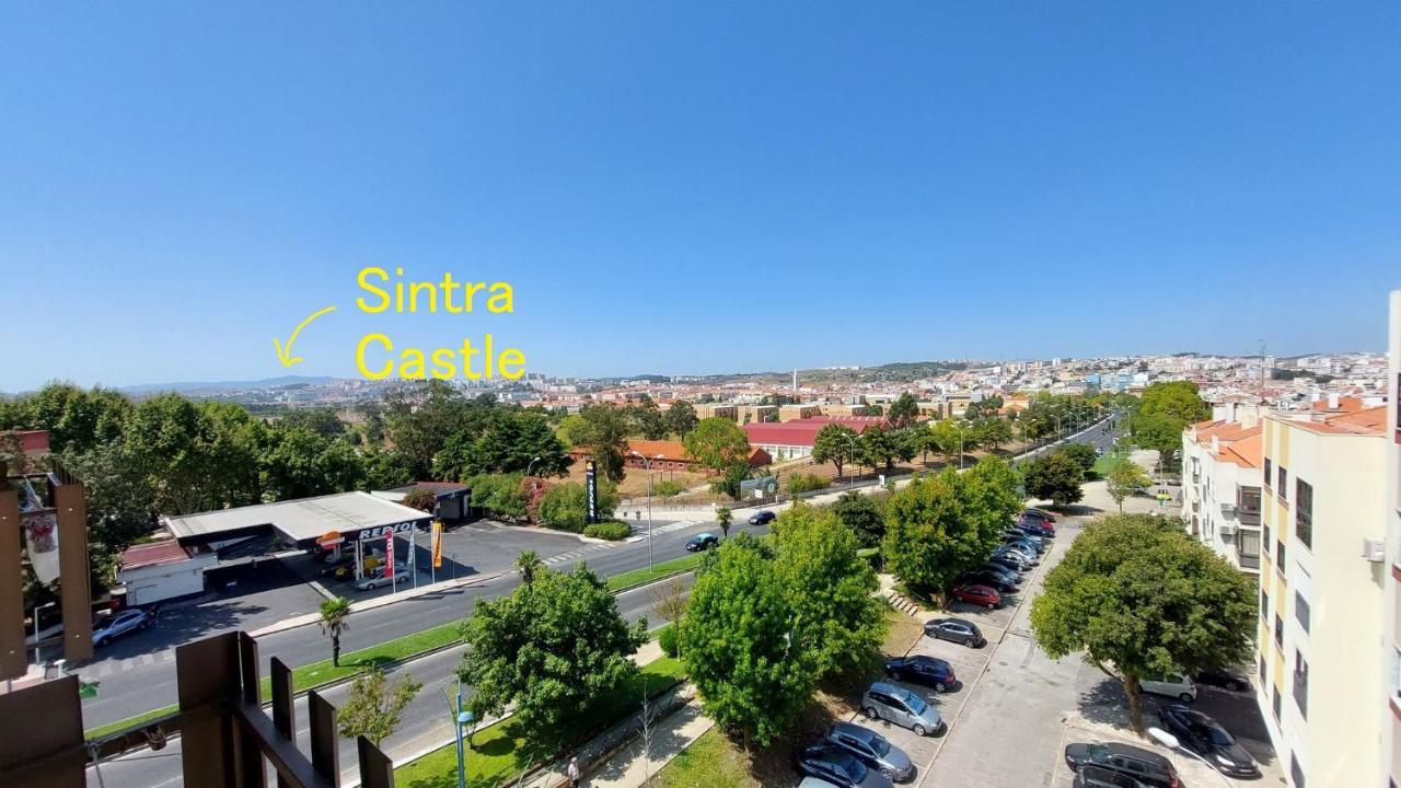 Enjoy Lisbon Cascais Sintra 1200 Metres To Metro Blue Line Sintra Rail Line Free Parking Apartment Amadora Luaran gambar